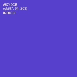 #5740CB - Indigo Color Image