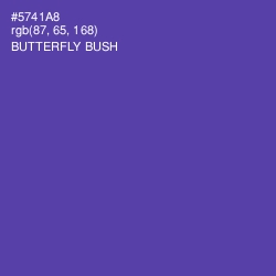 #5741A8 - Butterfly Bush Color Image