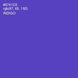 #5741C0 - Indigo Color Image