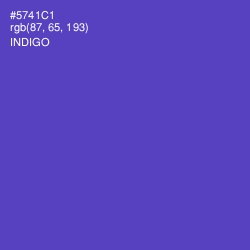 #5741C1 - Indigo Color Image