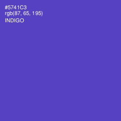 #5741C3 - Indigo Color Image