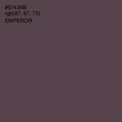 #57434B - Emperor Color Image