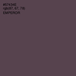 #57434E - Emperor Color Image