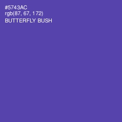 #5743AC - Butterfly Bush Color Image