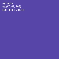 #5745A8 - Butterfly Bush Color Image