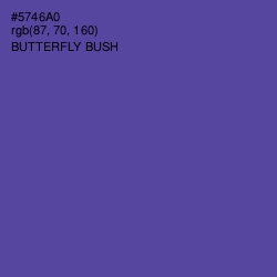 #5746A0 - Butterfly Bush Color Image