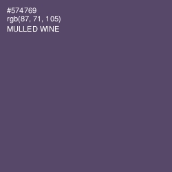 #574769 - Mulled Wine Color Image
