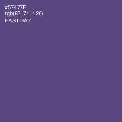 #57477E - East Bay Color Image