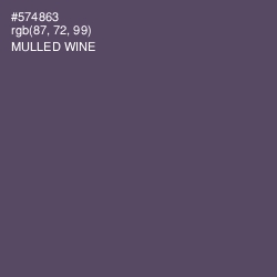 #574863 - Mulled Wine Color Image