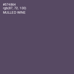 #574864 - Mulled Wine Color Image