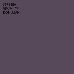 #57495A - Don Juan Color Image