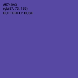 #5749A3 - Butterfly Bush Color Image