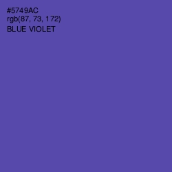 #5749AC - Blue Violet Color Image