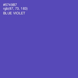 #5749B7 - Blue Violet Color Image