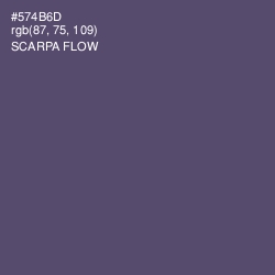 #574B6D - Scarpa Flow Color Image