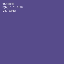 #574B8B - Victoria Color Image