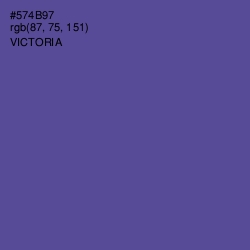 #574B97 - Victoria Color Image