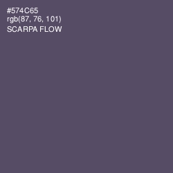 #574C65 - Scarpa Flow Color Image