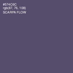 #574C6C - Scarpa Flow Color Image