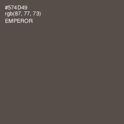 #574D49 - Emperor Color Image
