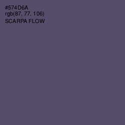 #574D6A - Scarpa Flow Color Image