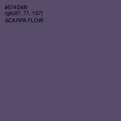 #574D6B - Scarpa Flow Color Image