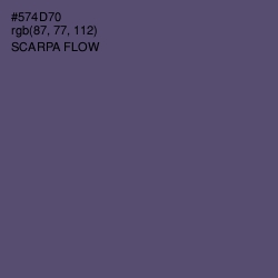 #574D70 - Scarpa Flow Color Image