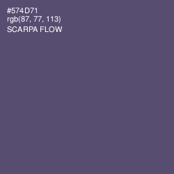 #574D71 - Scarpa Flow Color Image