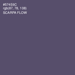 #574E6C - Scarpa Flow Color Image