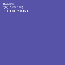 #5753A9 - Butterfly Bush Color Image