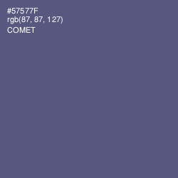 #57577F - Comet Color Image