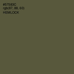 #57583C - Hemlock Color Image