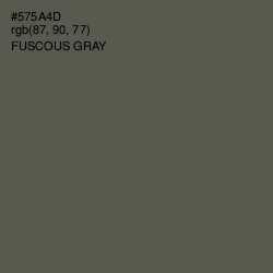 #575A4D - Fuscous Gray Color Image