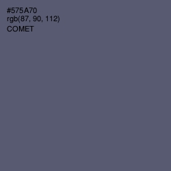 #575A70 - Comet Color Image