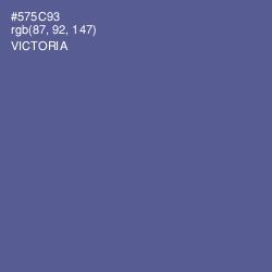 #575C93 - Victoria Color Image