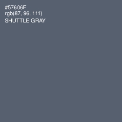 #57606F - Shuttle Gray Color Image
