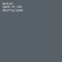 #576167 - Shuttle Gray Color Image