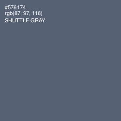 #576174 - Shuttle Gray Color Image