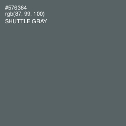 #576364 - Shuttle Gray Color Image