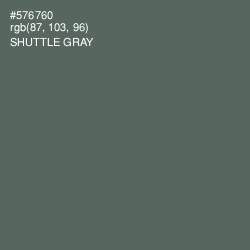 #576760 - Shuttle Gray Color Image
