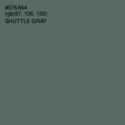 #576A64 - Shuttle Gray Color Image