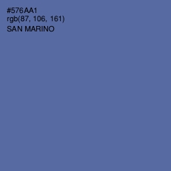 #576AA1 - San Marino Color Image