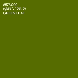 #576C00 - Green Leaf Color Image