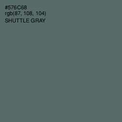 #576C68 - Shuttle Gray Color Image