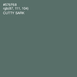 #576F68 - Cutty Sark Color Image