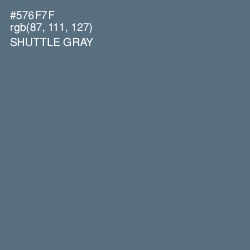 #576F7F - Shuttle Gray Color Image