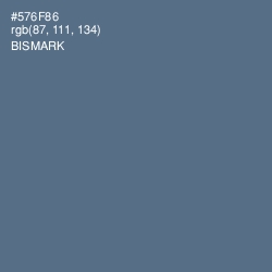 #576F86 - Bismark Color Image