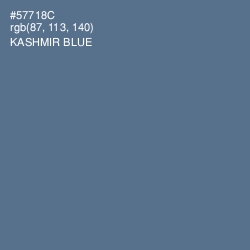 #57718C - Kashmir Blue Color Image