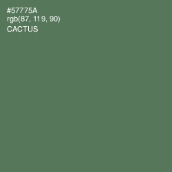 #57775A - Cactus Color Image