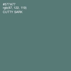 #577A77 - Cutty Sark Color Image